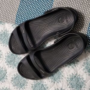 Crocs black sandals